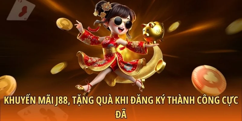 Khuyến mãi J88, tặng quà khi đăng ký thành công cực đã