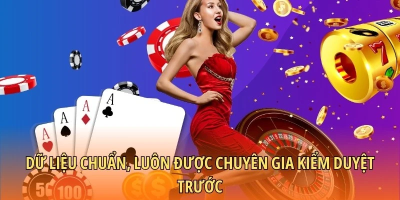 Dữ liệu chuẩn, luôn được chuyên gia kiểm duyệt trước